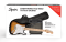 Squier Sonic Stratocaster Pack - Sunburst